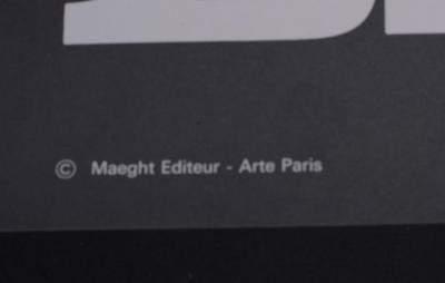 Francis BACON -  Personnage couché, 1966 -  Lithograph exhibition poster on paper. 2