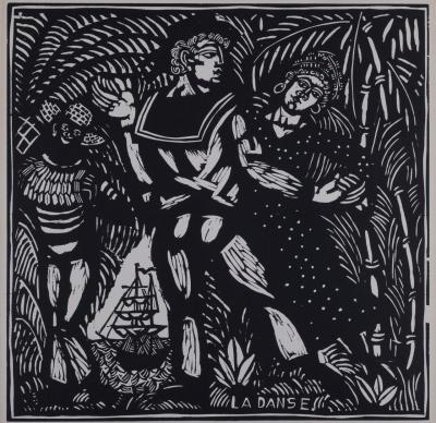 Raoul DUFY - La Danse, 1910 - Gravure sur bois numérotée 2