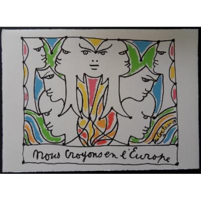 Jean COCTEAU - Suite Europe, 1961 - Suite de 11 lithographies 2