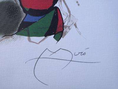 MIRO Joan (d’après) :  Lithograph III - Lithographie signée et numérotée 2