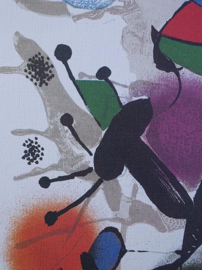 MIRO Joan (d’après) :  Lithograph III - Lithographie signée et numérotée 2