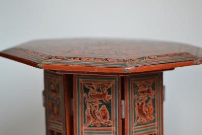 Birmanie, milieu 20eme siècle, Table laqué 2