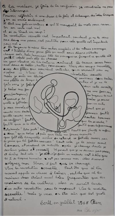 BEN - La révolution sexuelle - Sérigraphie originale signée au crayon 2