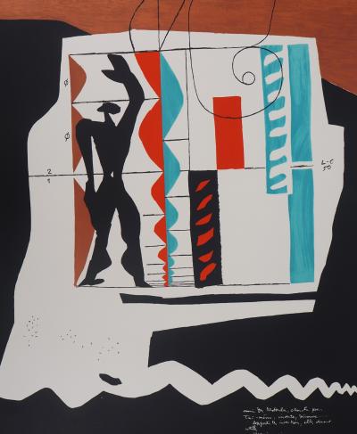 LE CORBUSIER : Le modulor - Lithographie Signée 2