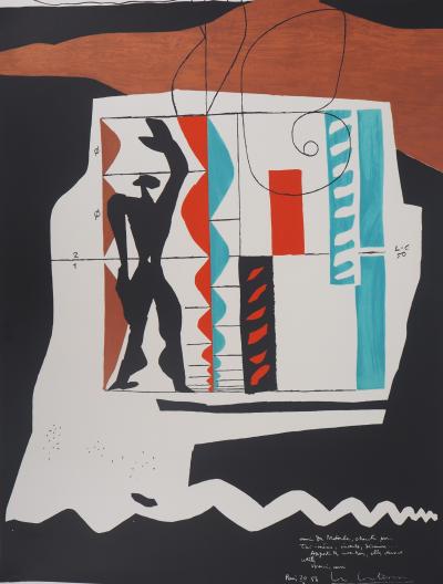 LE CORBUSIER : Le modulor - Lithographie Signée 2