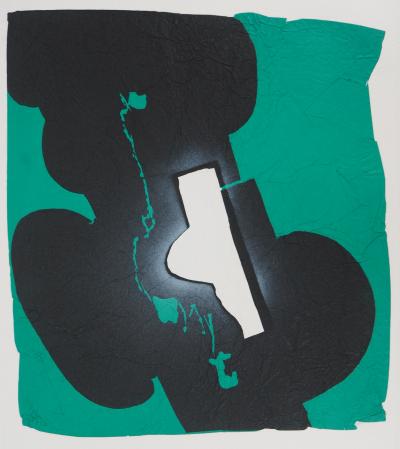 Ladislas KIJNO: Time Kept Green - Original signed engraving 2