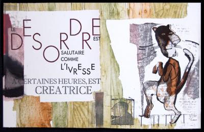 René BOTTI - Des chats dites-vous ?, 2006 - Livre d’artiste signé 2