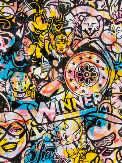 Speedy Graphito, Winner  HPM 10/16, lithographie originale rehaussée 2