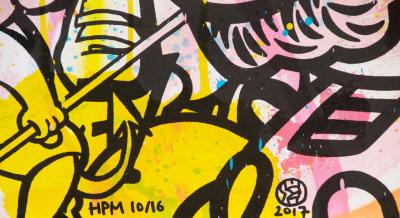 Speedy Graphito, Winner  HPM 10/16, lithographie originale rehaussée 2