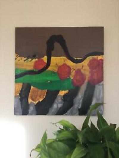 Delphine EPRON - Le sentier , 2006 - Acrylique sur toile signée 2