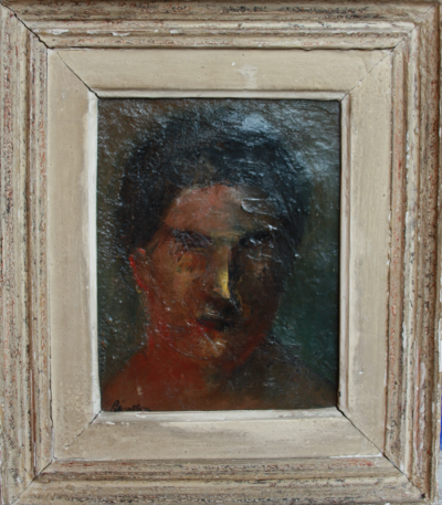 Adolphe PETERELLE- Portrait - Huile sur toile signée 2