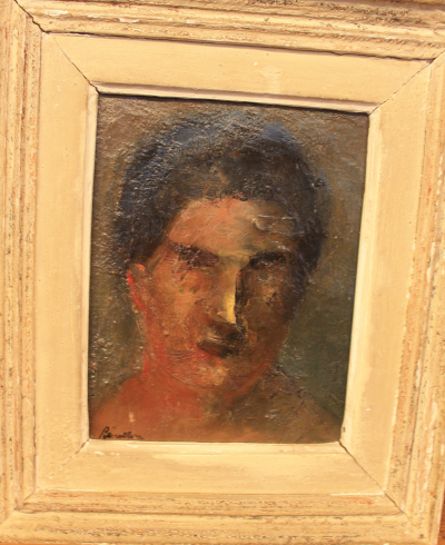 Adolphe PETERELLE- Portrait - Huile sur toile signée 2
