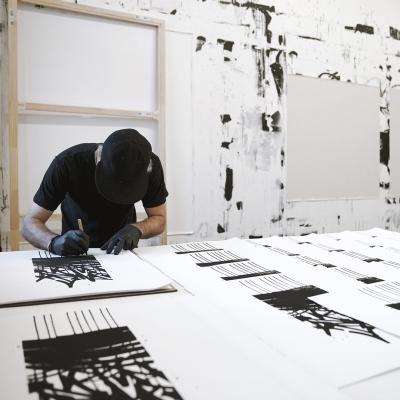 Bisco Smith - Take risks, 2019 - Sérigraphie signée au crayon 2