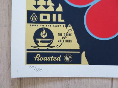 Shepard FAIREY (Obey) - Obey Fan the Flames, 2019 - Sérigraphie signée au crayon 2