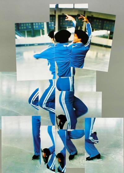 David HOCKNEY -  Jeux Olympiques de Sarajevo, 1984 - Affiche originaIe 2