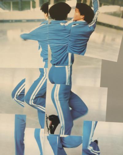 David HOCKNEY -  Jeux Olympiques de Sarajevo, 1984 - Affiche originaIe 2