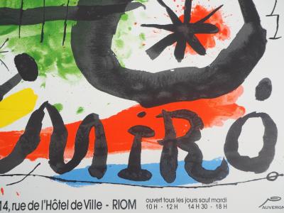 Joan MIRO - Personnage au chapeau et à l’étoile, 1990 - Affiche lithographique signée 2