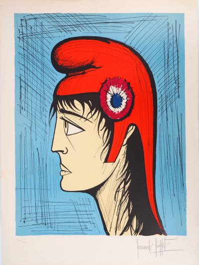 Bernard BUFFET -  Marianne, 1989 - Lithographie signée au crayon 2