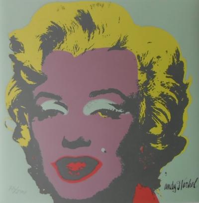 Andy WARHOL (d’après) - Marilyn Monroe Bleu - Lithographie 2