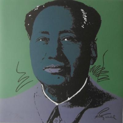 Andy WARHOL (d’après) -  Mao Zedong Vert - Lithographie 2