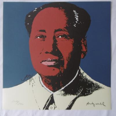 Andy WARHOL (d’après) -  Mao Zedong Bleu - Lithographie 2