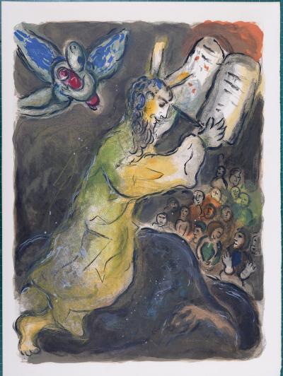 Marc CHAGALL - Les Dix Commandements, 1966 - Lithographie originale 2