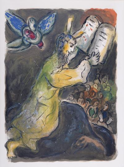 Marc CHAGALL - Les Dix Commandements, 1966 - Lithographie originale 2