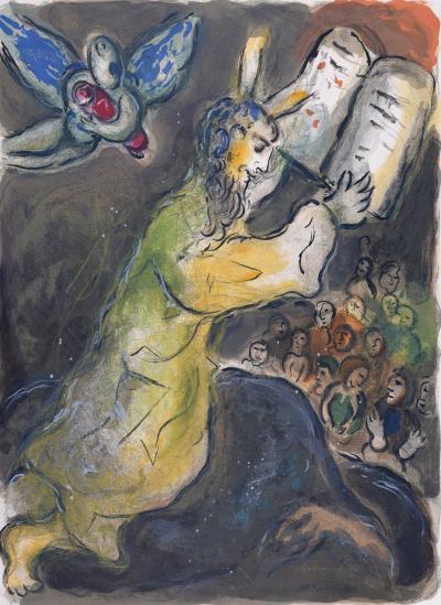 Marc CHAGALL - Les Dix Commandements, 1966 - Lithographie originale 2