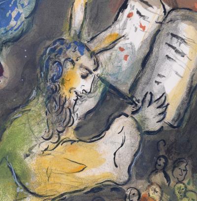 Marc CHAGALL - Les Dix Commandements, 1966 - Lithographie originale 2