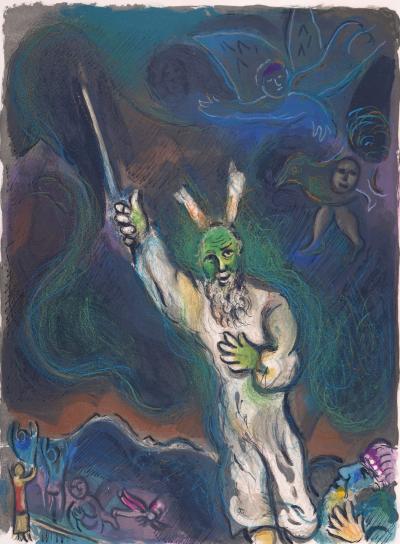 Marc CHAGALL - Les dix plaies d’Égypte, 1966 - Lithographie 2