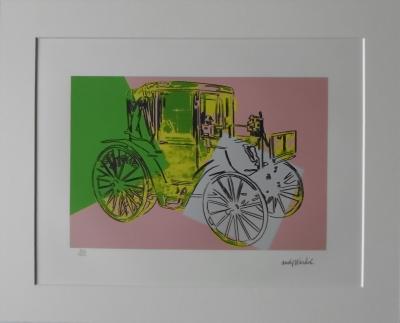 Andy WARHOL (d’après) - Mercedes Coupé 1901 - Granolithographie 2