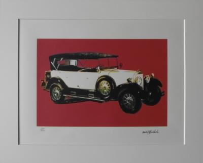 Andy WARHOL (d’après) - Mercedes Benz Type 400 Rouge - Impression 2