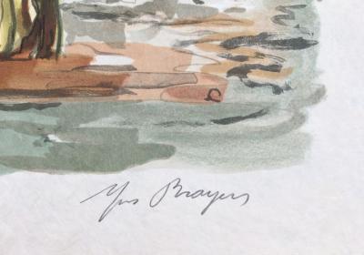 Yves BRAYER - Chapelle vieux Marseille - Lithographie originale signée numérotée 2