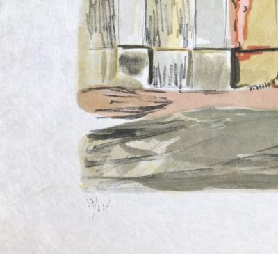 Yves BRAYER - Chapelle vieux Marseille - Lithographie originale signée numérotée 2