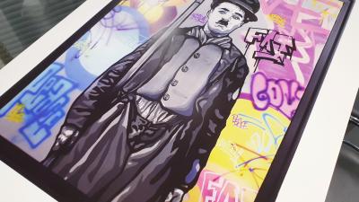FAT - Charlie Chaplin I - Sérigraphie signée 2