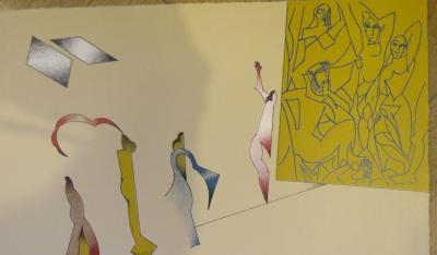 Jan VOSS - Tribute to Picasso, 1972 - Lithograph signed in pencil 2