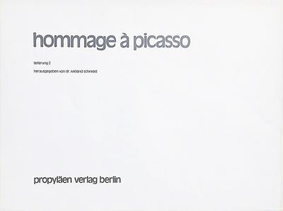 Jan VOSS - Hommage à Picasso, 1972 - Lithographie signée au crayon 2