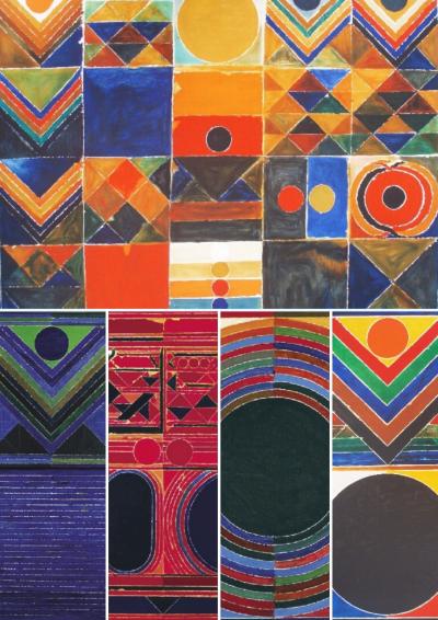 Sayed RAZA - Ensemble de 8 lithographies originales 2