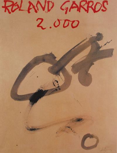 Antoni TAPIES - Roland Garros, 2000 - Affiche 2