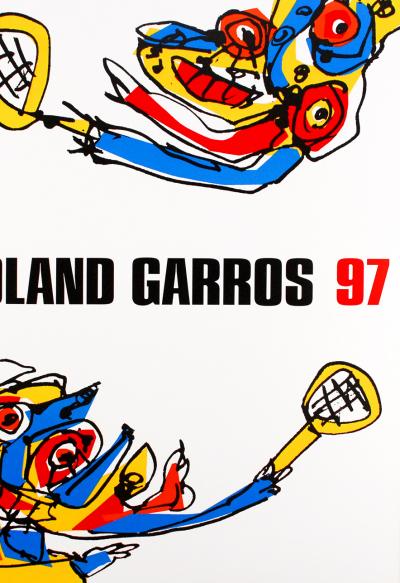 Antonio SAURA - Roland Garros, 1997 - Poster 2