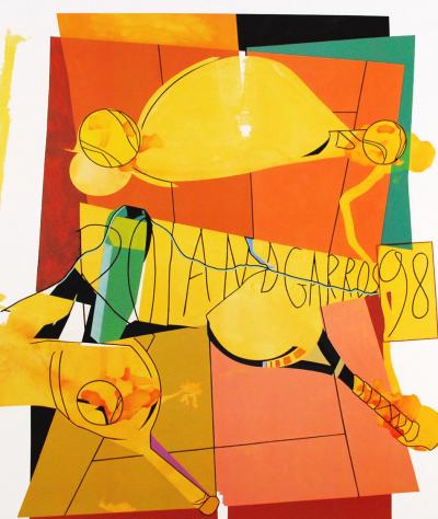 Hervé TELEMAQUE - Roland Garros, 1998 - Affiche 2