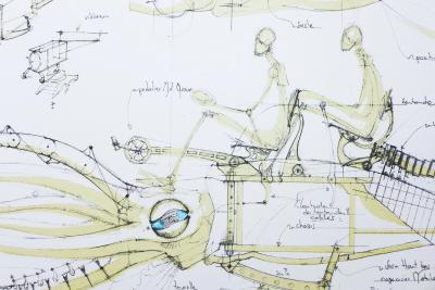 François DELAROZIERE - Le calamar a retropropulsion, 2008 - Lithographie signée au crayon 2