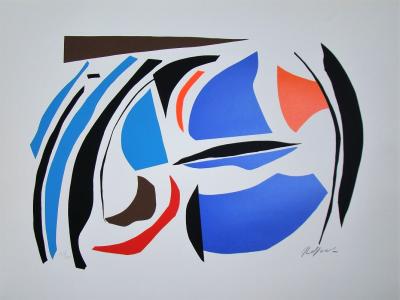 Robert JACOBSEN - Sans titre, 1981 - Sérigraphie signée au crayon 2