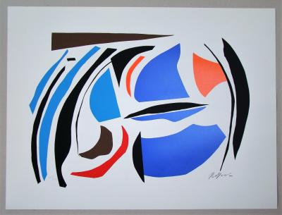Robert JACOBSEN - Sans titre, 1981 - Sérigraphie signée au crayon 2