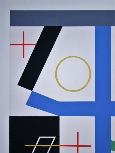 Sophie TAEUBER-ARP (d’après) - Quatre espaces à croix brisée, 1953 - Sérigraphie signée 2