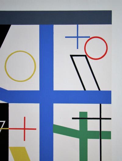 Sophie TAEUBER-ARP (d’après) - Quatre espaces à croix brisée, 1953 - Sérigraphie signée 2