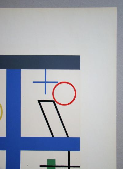 Sophie TAEUBER-ARP (d’après) - Quatre espaces à croix brisée, 1953 - Sérigraphie signée 2