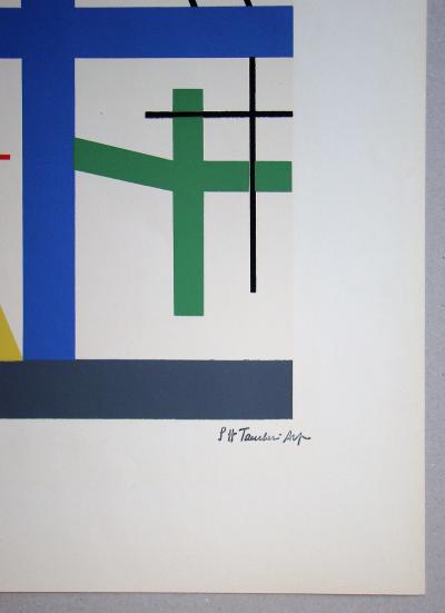 Sophie TAEUBER-ARP (d’après) - Quatre espaces à croix brisée, 1953 - Sérigraphie signée 2