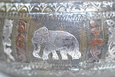 Inde - Bol à offrande en bronze, XXème siècle 2