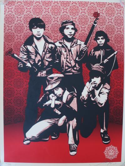 Shepard FAIREY (Obey) - Défiant Youth 2009, Signed silkscreen 2
